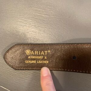 Ariat Brown Leather Belt